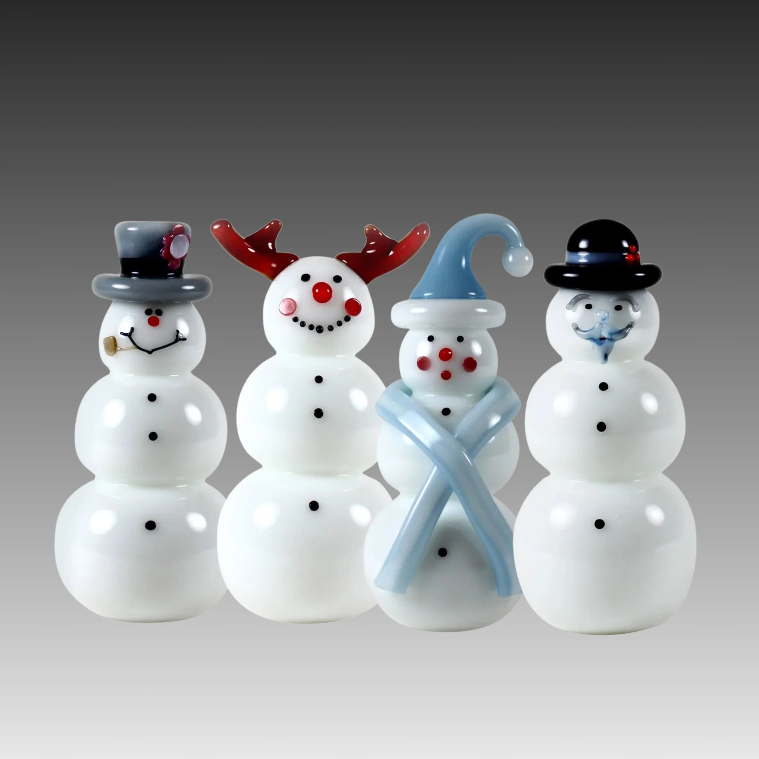 Vitrix Snowmen — Spa Fine Art Gallery